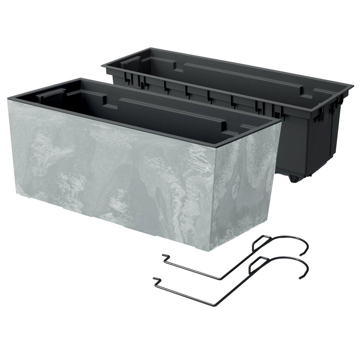 Kasse med kroge og indsats Urbi Case Beton Effect DUC400EW-422U - farve beton