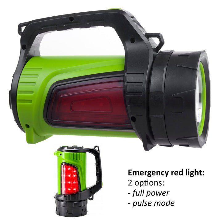Maclean 3-i-1 LED-lommelygte, powerbank-funktion, 3 lysindstillinger, 5W XM-L-T6, kold hvid 6500K, 3,7V 3x18650, 4500mAh, MCE345