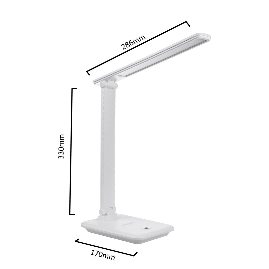 Maclean LED-bordlampe, maks. 9 W, 220-240 V AC, farveændring, dæmpbar, 450 lm, MCE614 W
