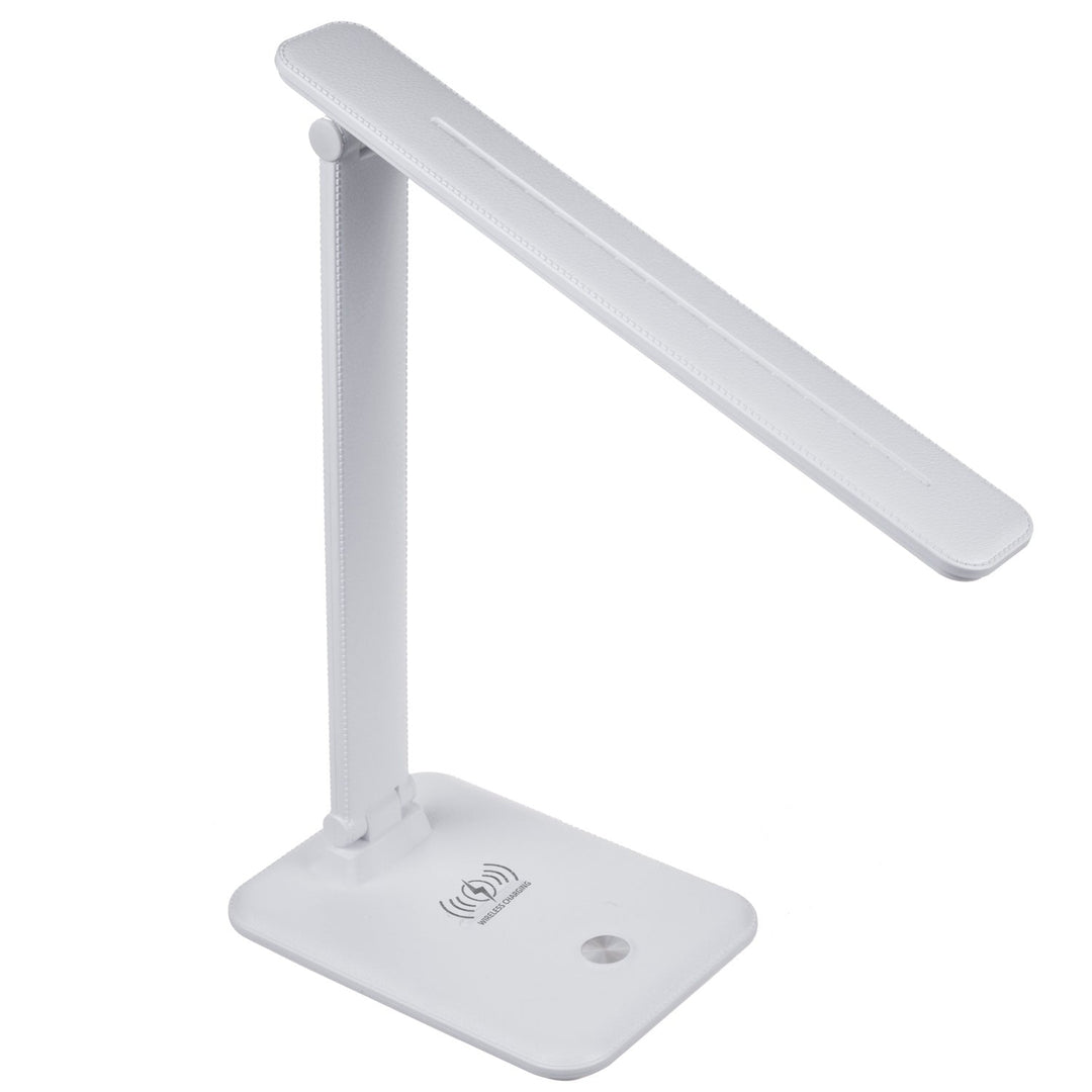 Maclean LED-bordlampe, maks. 9 W, 220-240 V AC, farveændring, dæmpbar, trådløs oplader, 450 lm, MCE616 W