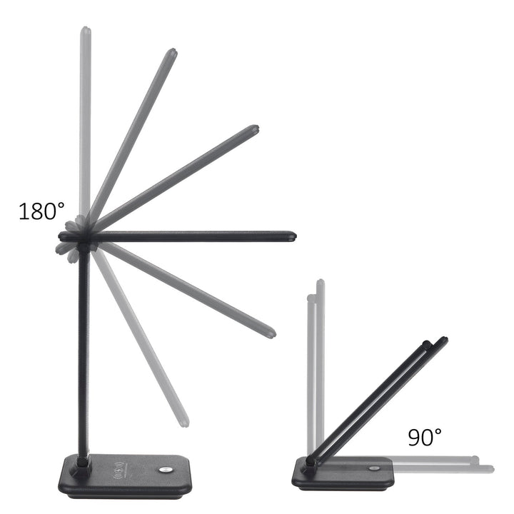 Maclean LED-bordlampe, maks. 9 W, 220-240 V AC, farveændring, dæmpbar, sikker oplader, 450 lm, MCE616 B