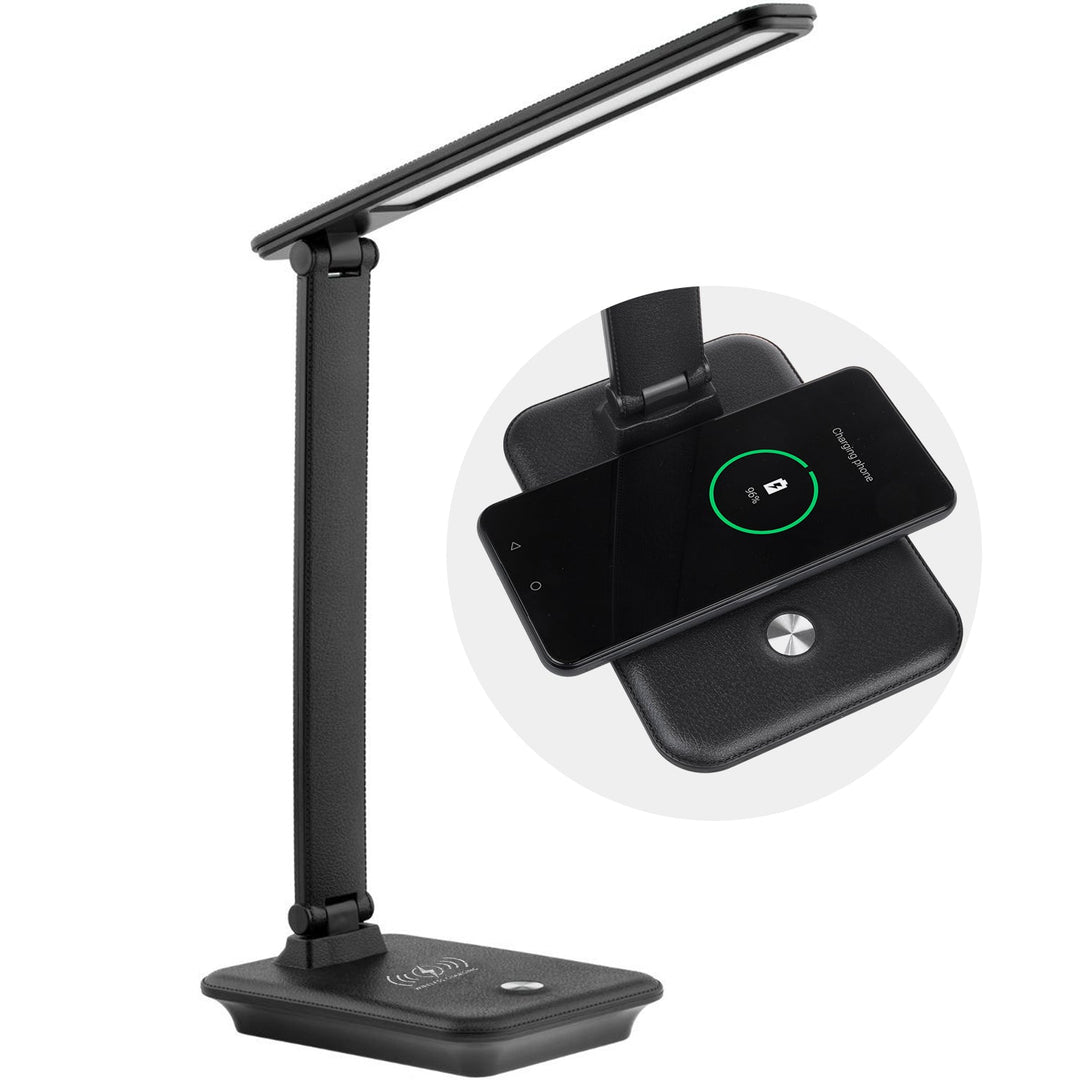 Maclean LED-bordlampe, maks. 9 W, 220-240 V AC, farveændring, dæmpbar, sikker oplader, 450 lm, MCE616 B
