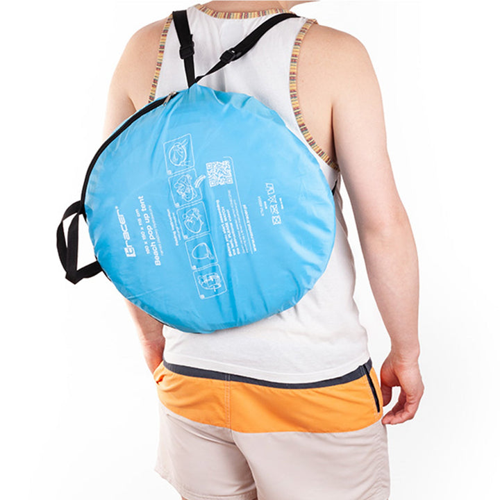 TRACER Blue pop-up-strandtelt 160 x 150 x 115 cm