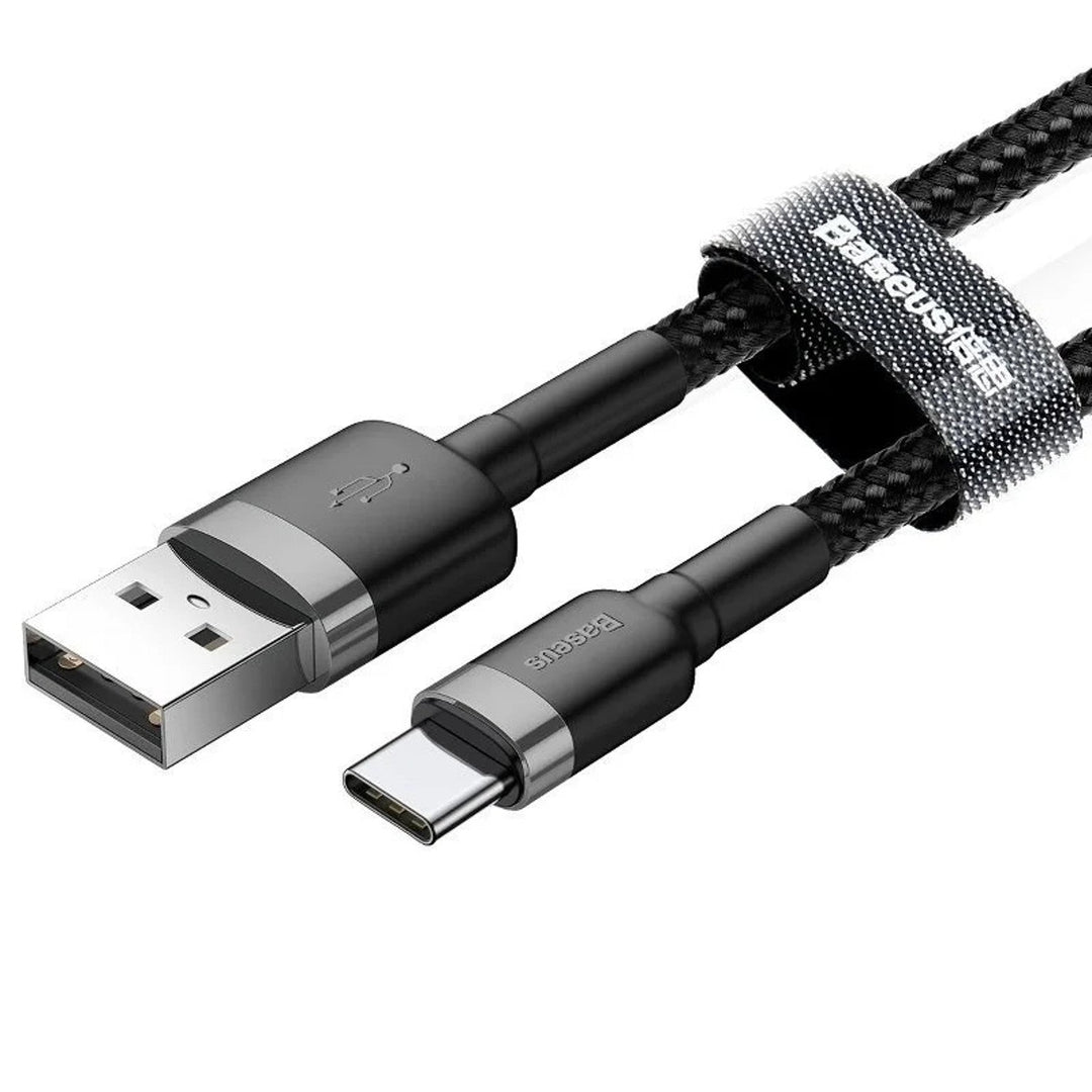 USB-kabel - USB-C 3 m Baseus Cafule CATKLF-UG1 Quick Charge 2A til hurtig opladning