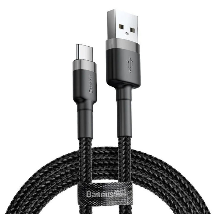 USB-kabel - USB-C 3 m Baseus Cafule CATKLF-UG1 Quick Charge 2A til hurtig opladning
