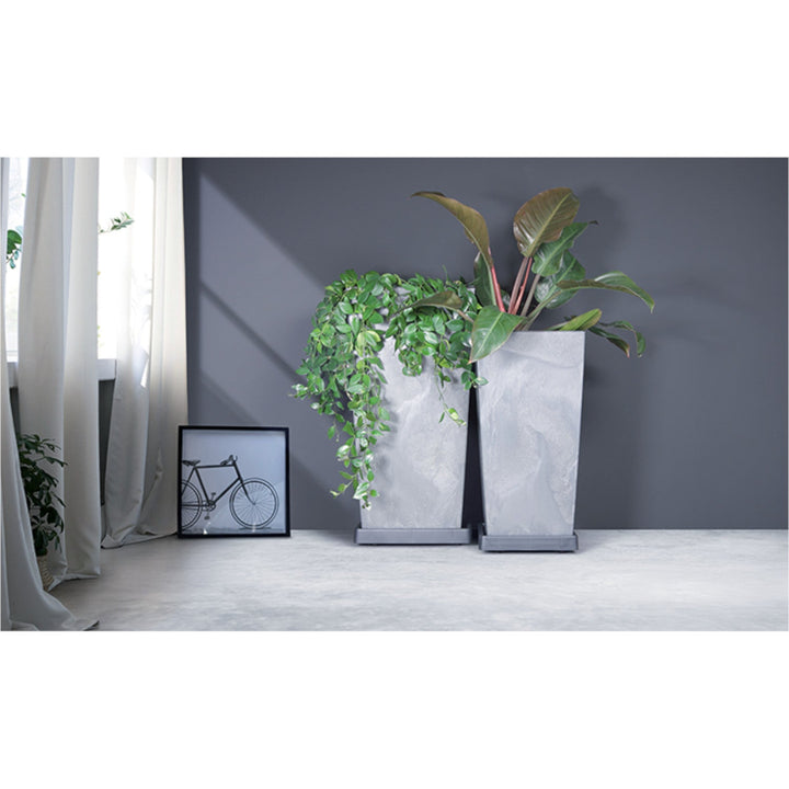 Firkantet underlag til blomsterpotte Prosperplast Mobile Saucer Square IPRS450-S433
