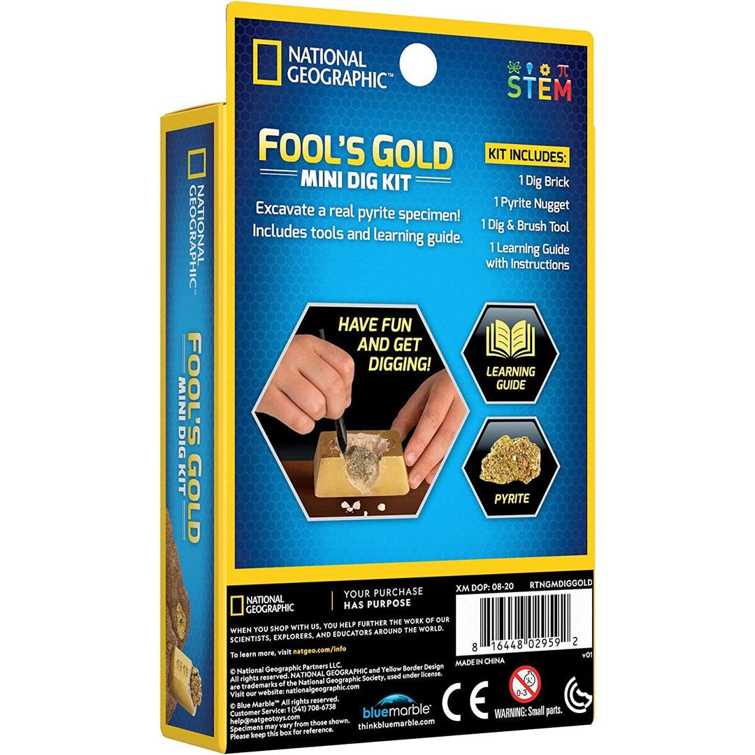 National Geographic-sæt - Fool's Gold (Impulse Mini Dig Fool's Gold)