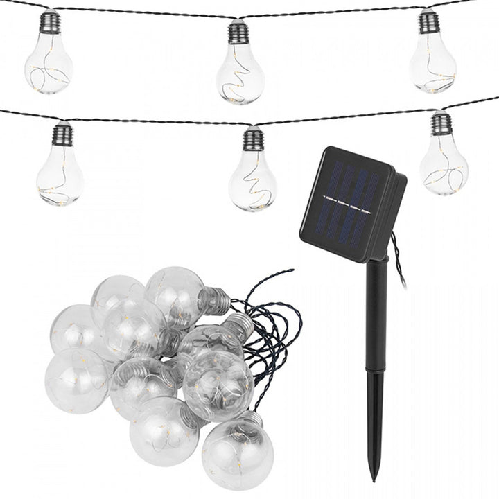 SOLAR GARDEN GARLAND TRACER 50 LED 10 BULBS TRAOSW46829