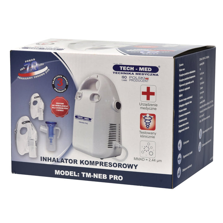 Kompressor-forstøver inhalator TM-NEB PRO sæt