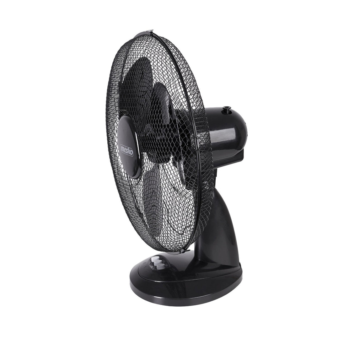 Desk fan 23cm 45W Mesko MS 7308, oscillation, two air speeds