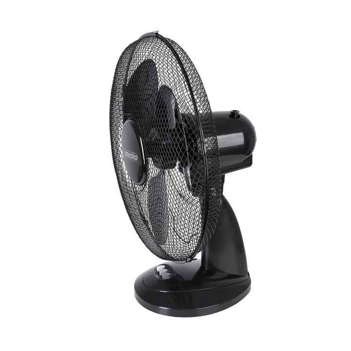 Desk fan 23cm 45W Mesko MS 7308, oscillation, two air speeds