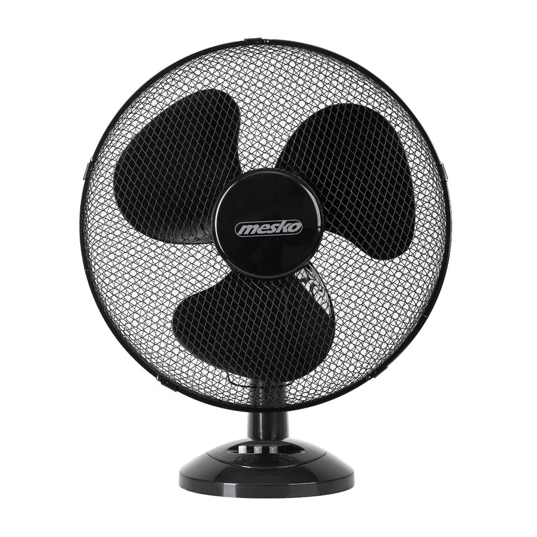 Desk fan 23cm 45W Mesko MS 7308, oscillation, two air speeds