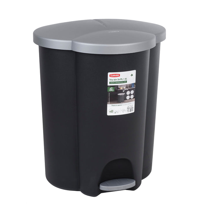 Affaldsspand til affaldssortering Curver Trio 40L V2