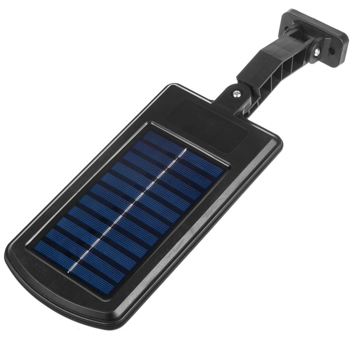 Solcellelampe med bevægelsessensor og fjernbetjening Maclean IP54, 4W, 400lm, 6500K, Li-ion 1200 mAh, 3 driftsindstillinger MCE446