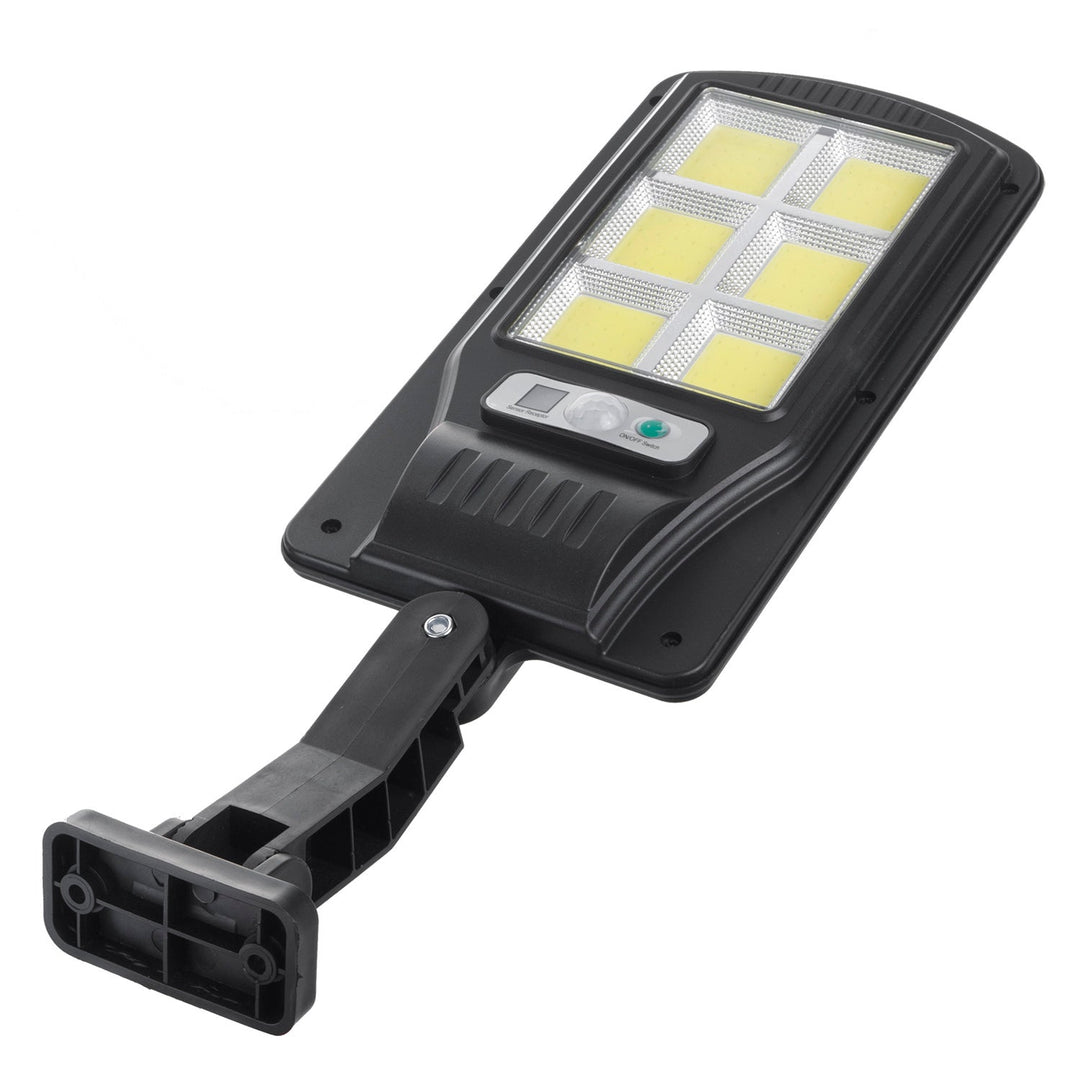 Solcellelampe med bevægelsessensor og fjernbetjening Maclean IP54, 4W, 400lm, 6500K, Li-ion 1200 mAh, 3 driftsindstillinger MCE446