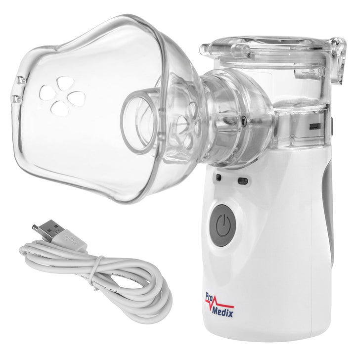 Promedix bærbar/håndholdt trådløs inhalator/forstøver, sæt, masker, PR-835