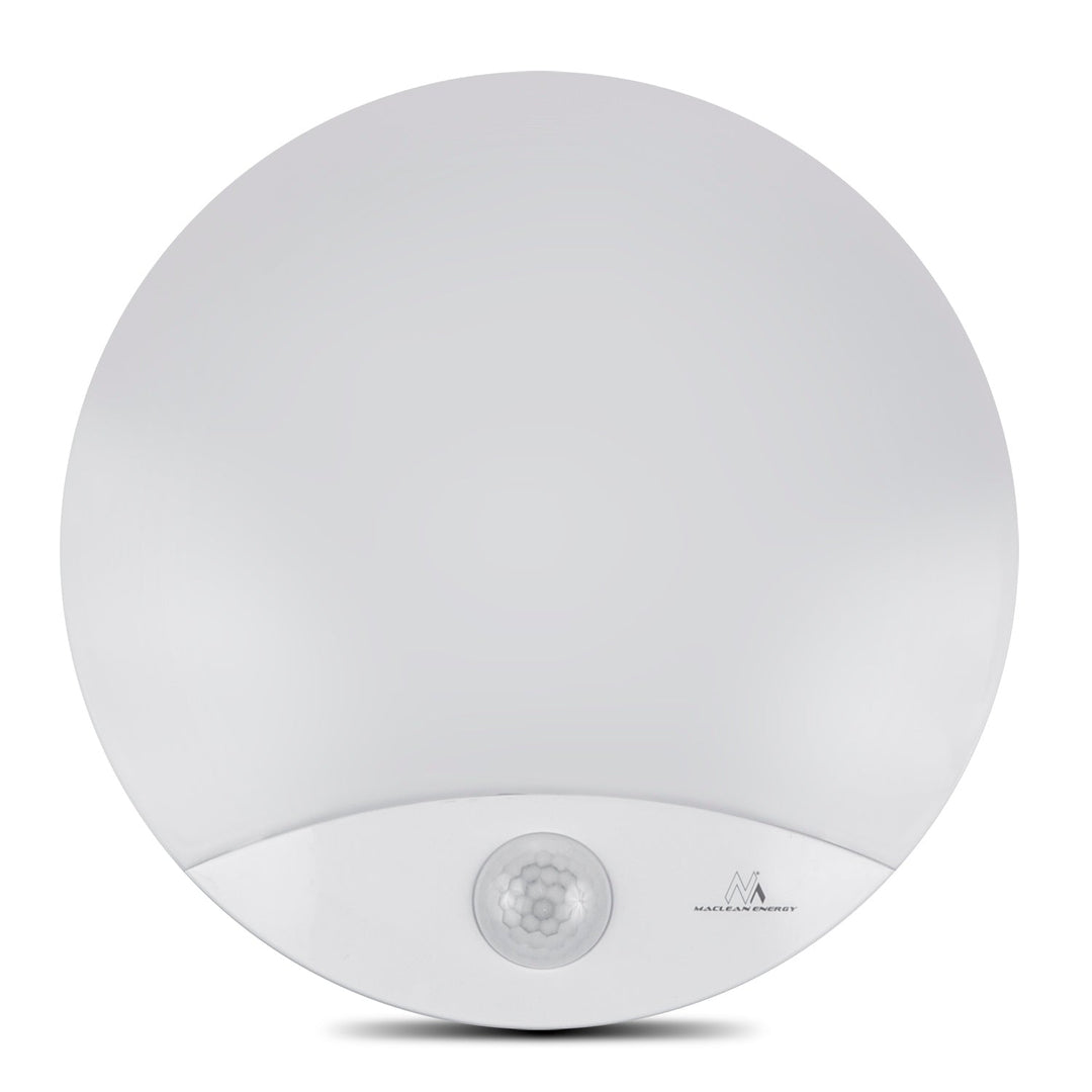 LED-lampe med bevægelsessensor Maclean, infrarød, hvid, 10 W, IP44, naturlig hvid farve (4000 K), 900 lm, MCE357 W