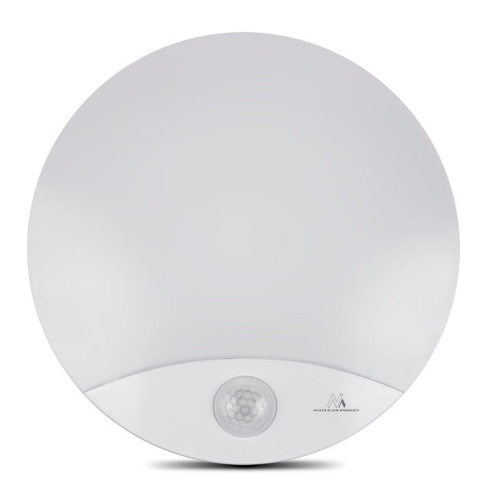 LED-lampe med bevægelsessensor Maclean, infrarød, hvid, 10 W, IP44, naturlig hvid farve (4000 K), 900 lm, MCE357 W