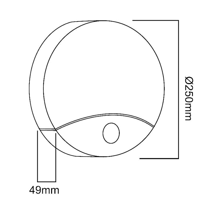 LED-lampe med bevægelsessensor Maclean, infrarød, hvid, 10 W, IP44, naturlig hvid farve (4000 K), 900 lm, MCE357 W