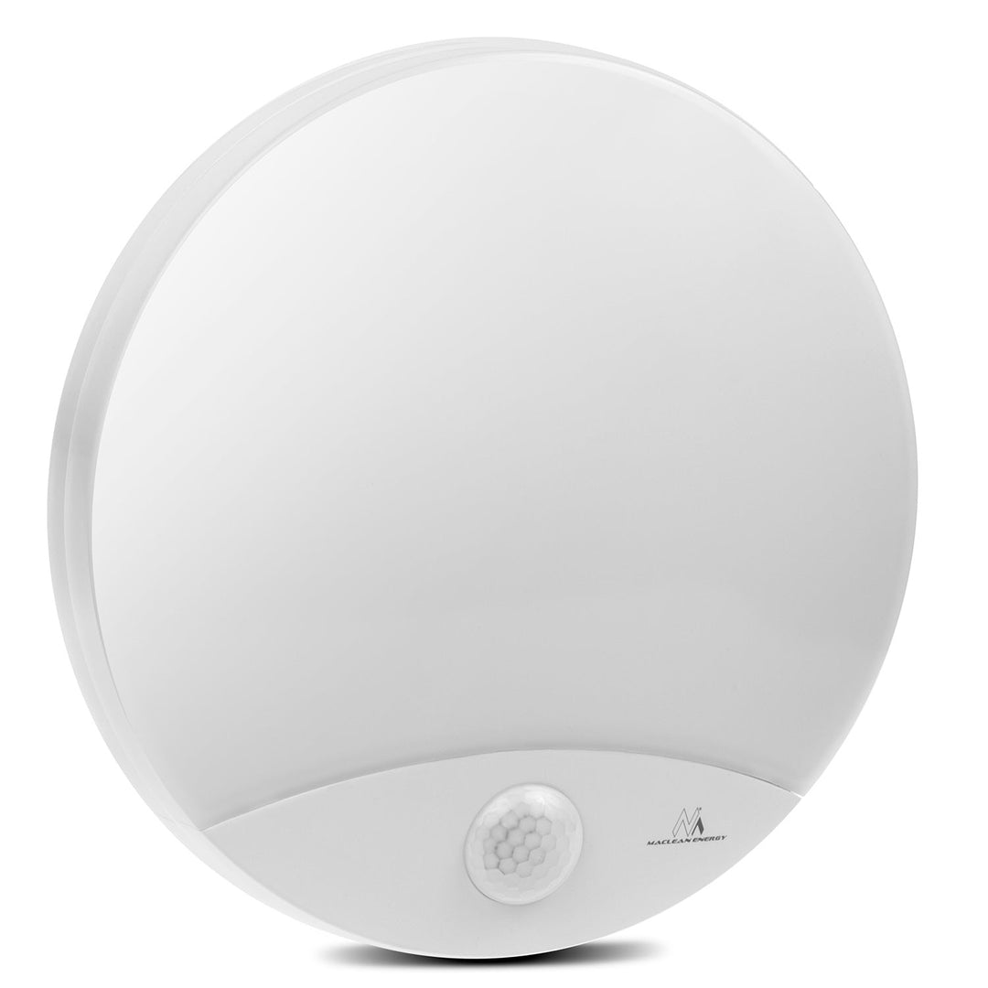 LED-lampe med bevægelsessensor Maclean, infrarød, hvid, 10 W, IP44, naturlig hvid farve (4000 K), 900 lm, MCE357 W