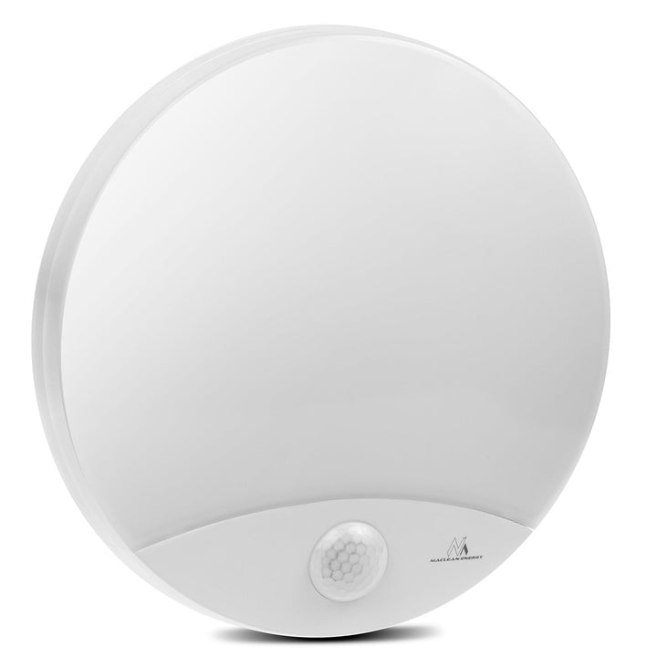 LED-lampe med bevægelsessensor Maclean, infrarød, hvid, 10 W, IP44, naturlig hvid farve (4000 K), 900 lm, MCE357 W