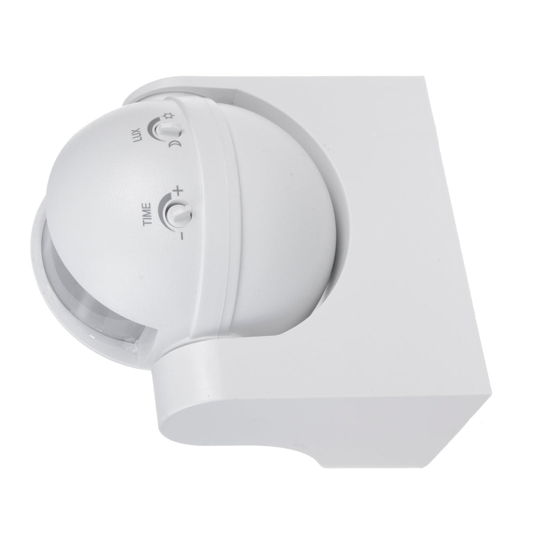 Maclean PIR-bevægelsessensor, infrarød, IP44, hvid, rækkevidde 12 m, maks. belastning 800/1200 W, MCE358 W
