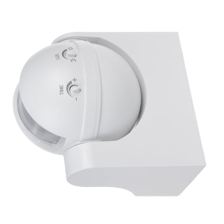 Maclean PIR-bevægelsessensor, infrarød, IP44, hvid, rækkevidde 12 m, maks. belastning 800/1200 W, MCE358 W