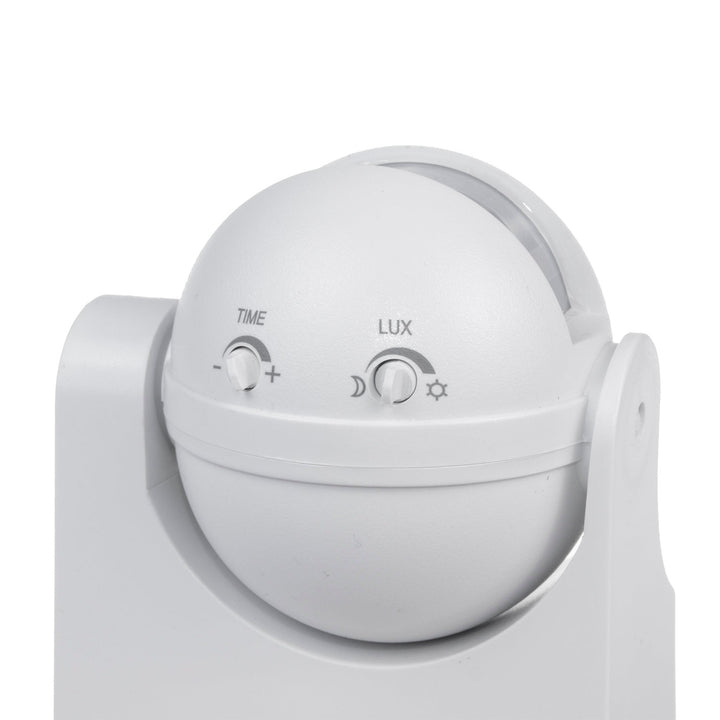 Maclean PIR-bevægelsessensor, infrarød, IP44, hvid, rækkevidde 12 m, maks. belastning 800/1200 W, MCE358 W