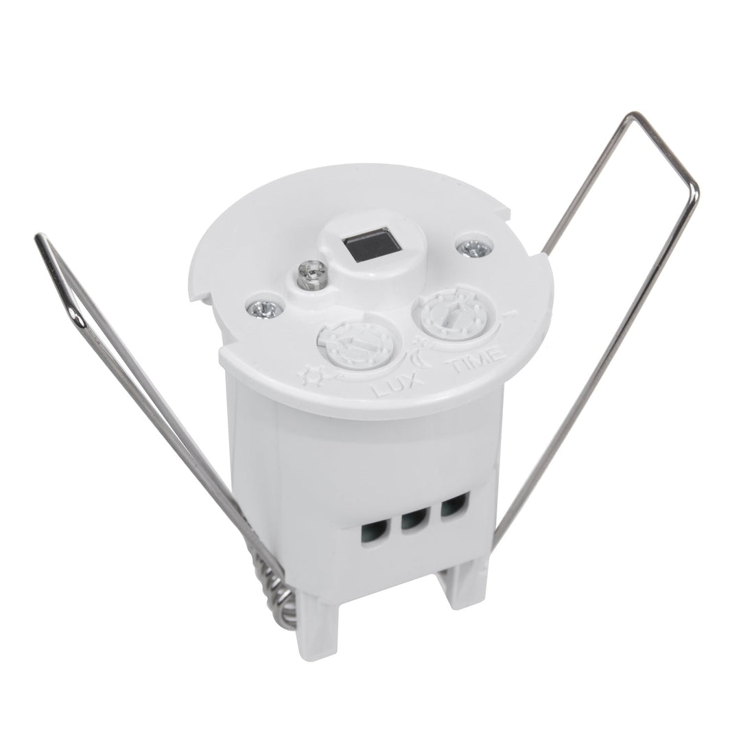 Maclean PIR-bevægelsessensor, indbygget i loftet, rækkevidde 6 m, maks. belastning 300/150 W, MCE359