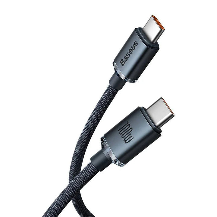 USB-C PD 2.0 1.2m cable Baseus Crystal CAJY000601 Quick Charge 3.0 100W cable