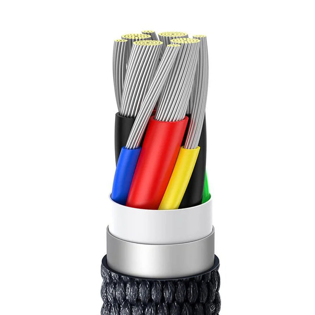 USB-C PD 2.0 1.2m cable Baseus Crystal CAJY000601 Quick Charge 3.0 100W cable