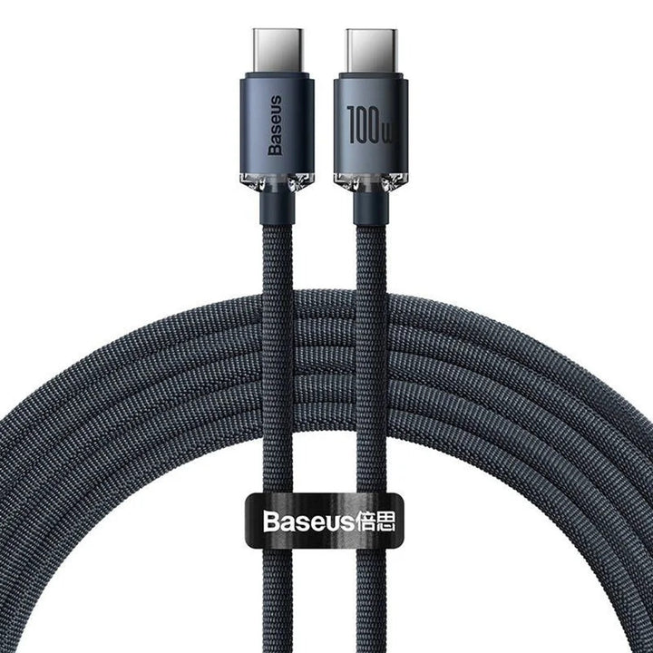 USB-C PD 2.0 1.2m cable Baseus Crystal CAJY000601 Quick Charge 3.0 100W cable