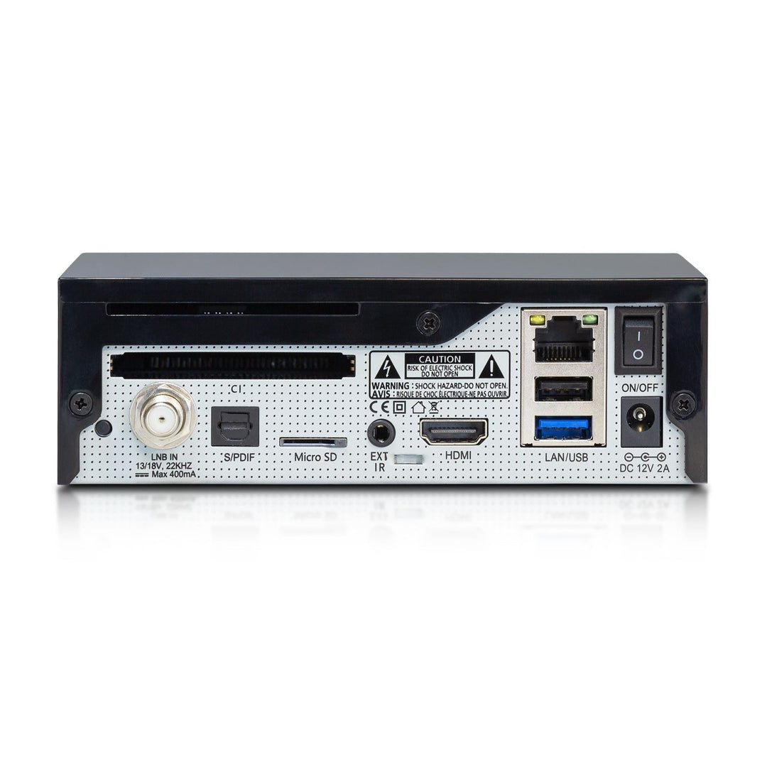 PULSe 4K mini-modtager (version: 1x DVB-S2X-tuner)