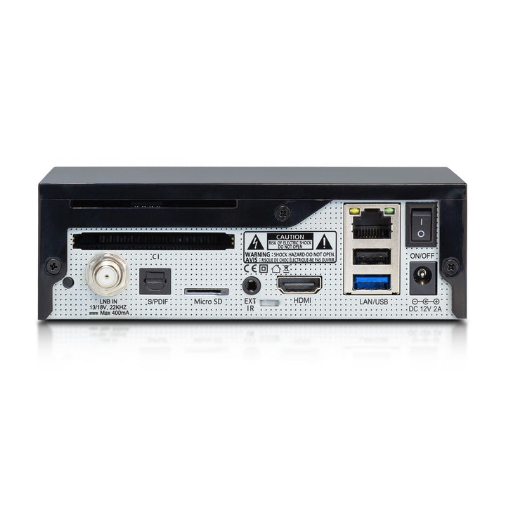 PULSe 4K mini-modtager (version: 1x DVB-S2X-tuner)