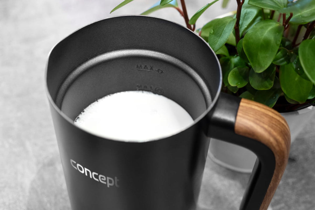 Mælkeskummer NM4101, ideel til latte, cappuccino, frappe, varm chokolade, 500 W, rustfrit stål
