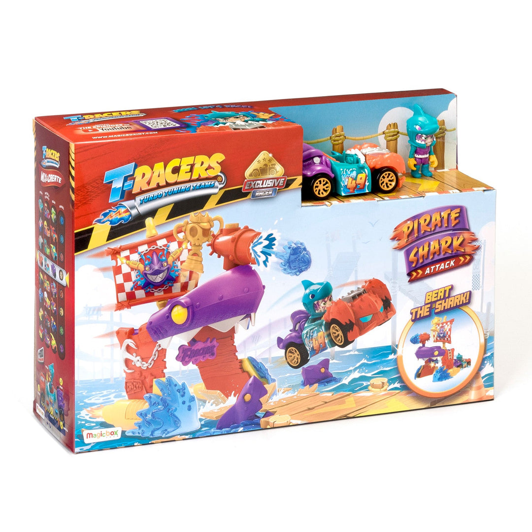 T-Racers Pirate Shark Playset eksklusivt køretøj