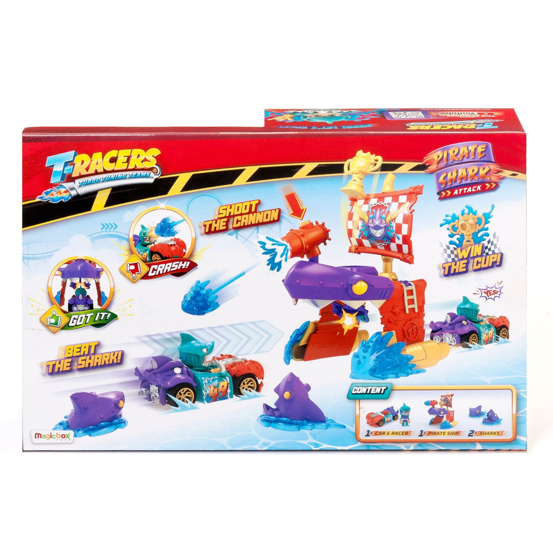 T-Racers Pirate Shark Playset eksklusivt køretøj