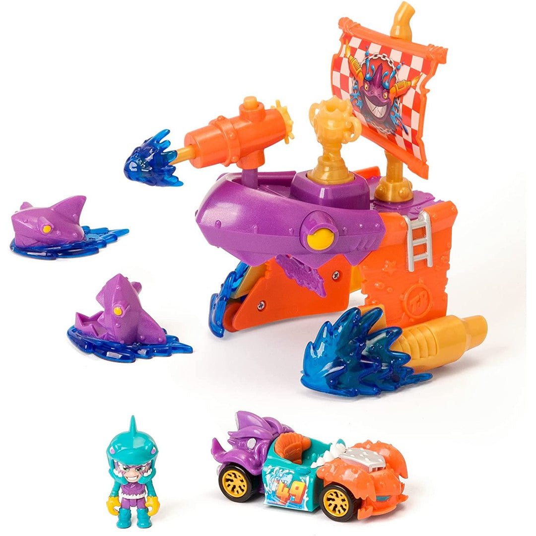 T-Racers Pirate Shark Playset eksklusivt køretøj