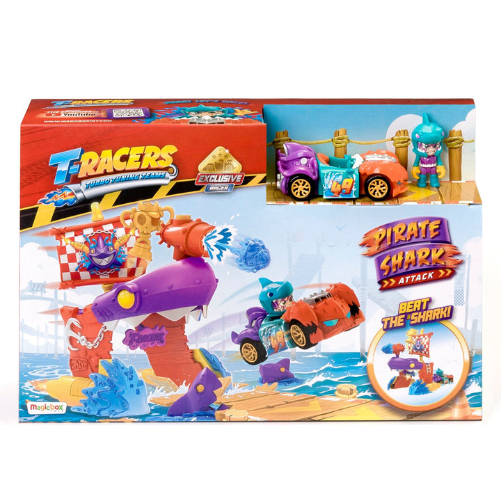 T-Racers Pirate Shark Playset eksklusivt køretøj
