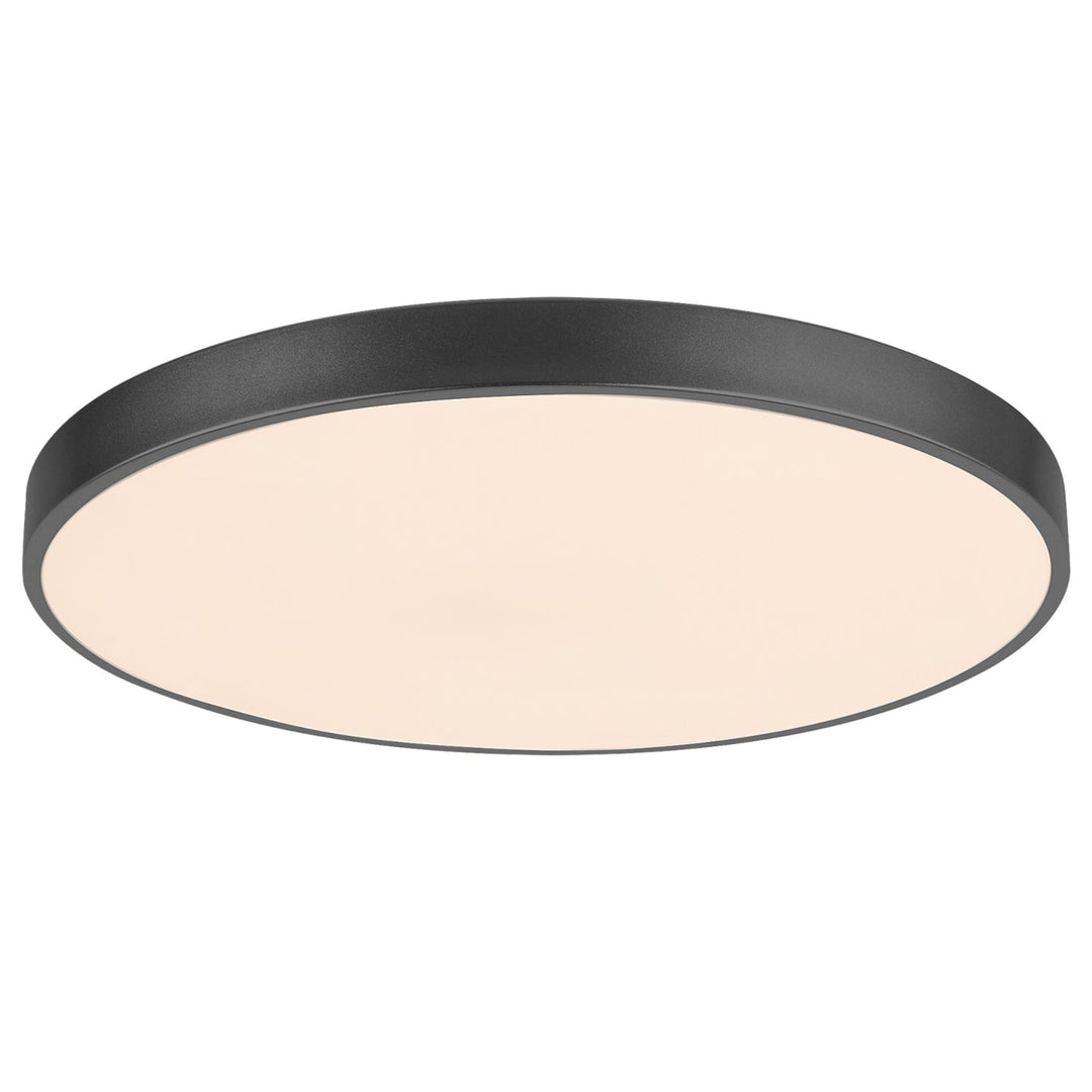 Tesia loftslampe, ind. Ceil.LED 60W, m.black,D60cm - loftlampe