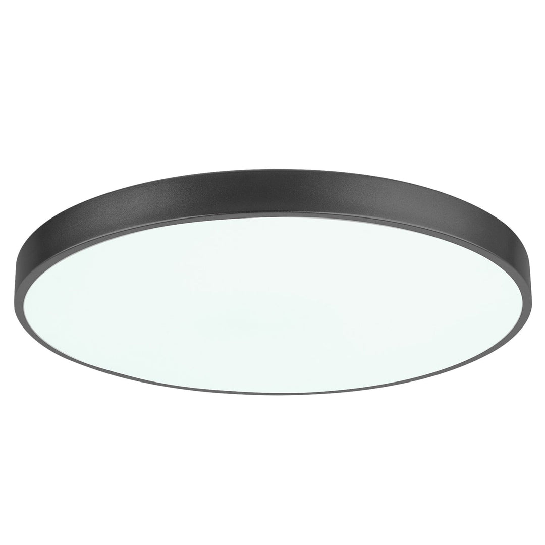 Tesia loftslampe, ind. Ceil.LED 60W, m.black,D60cm - loftlampe