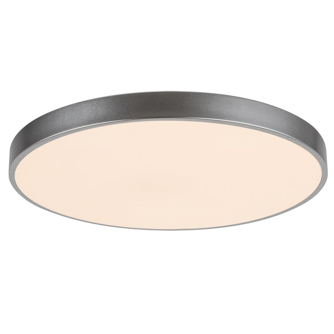 Tesia loftslampe, ind. Ceil.LED 60W, sølv, D60cm - loftlampe
