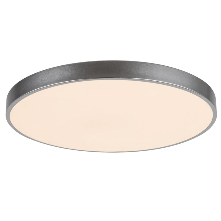 Tesia loftslampe, ind. Ceil.LED 60W, sølv, D60cm - loftlampe