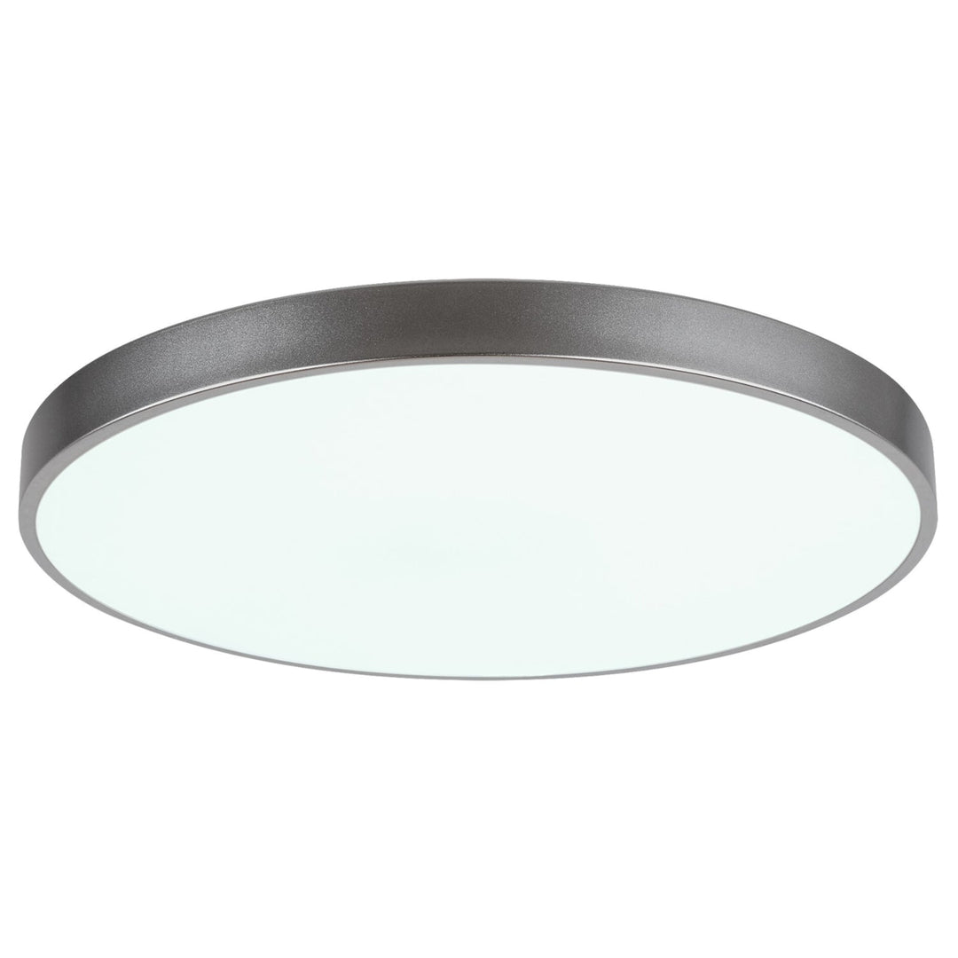 Tesia loftslampe, ind. Ceil.LED 60W, sølv, D60cm - loftlampe