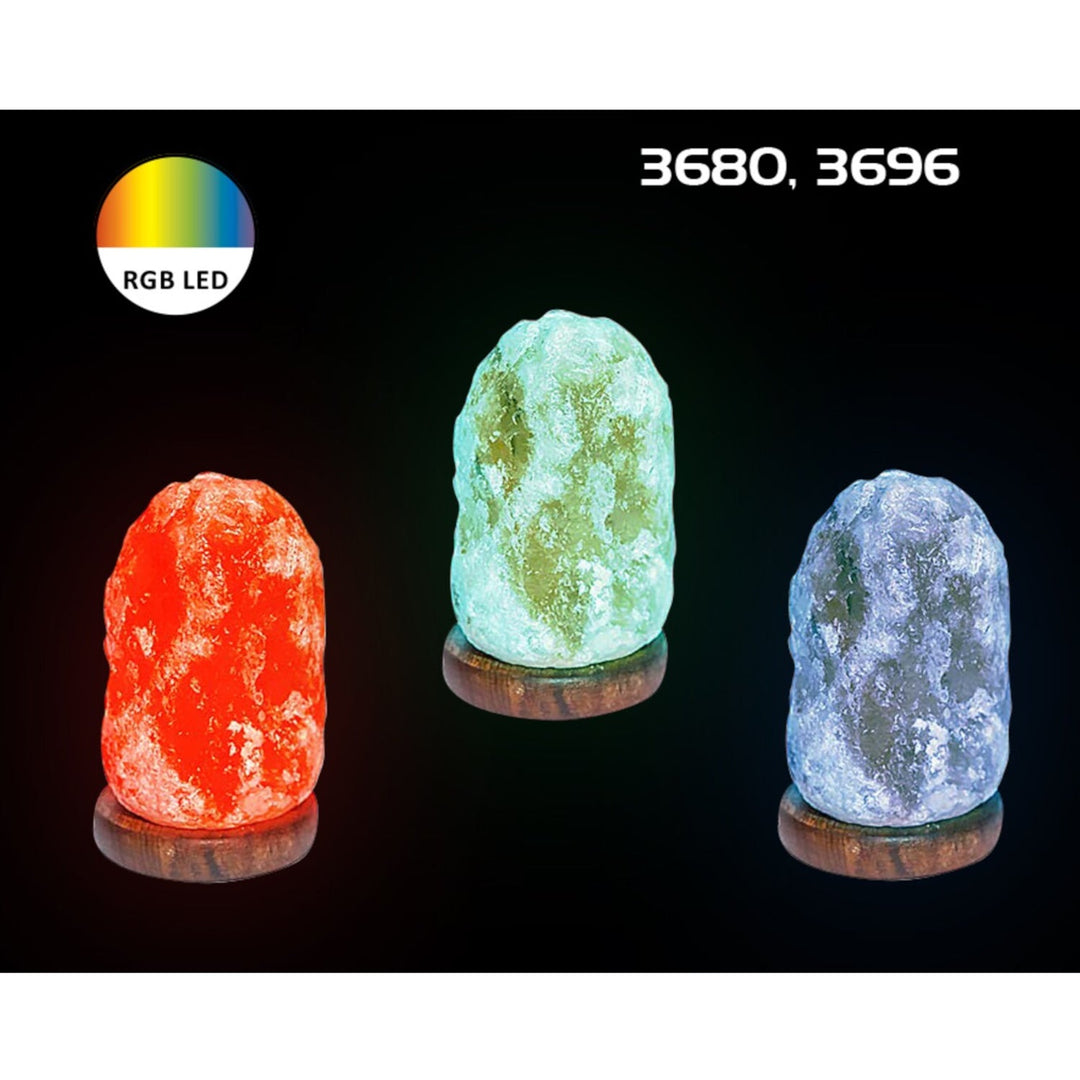 Wasabi, ind.deco.USB.RGB.saltlamp, LED 1W - dekorativ lampe