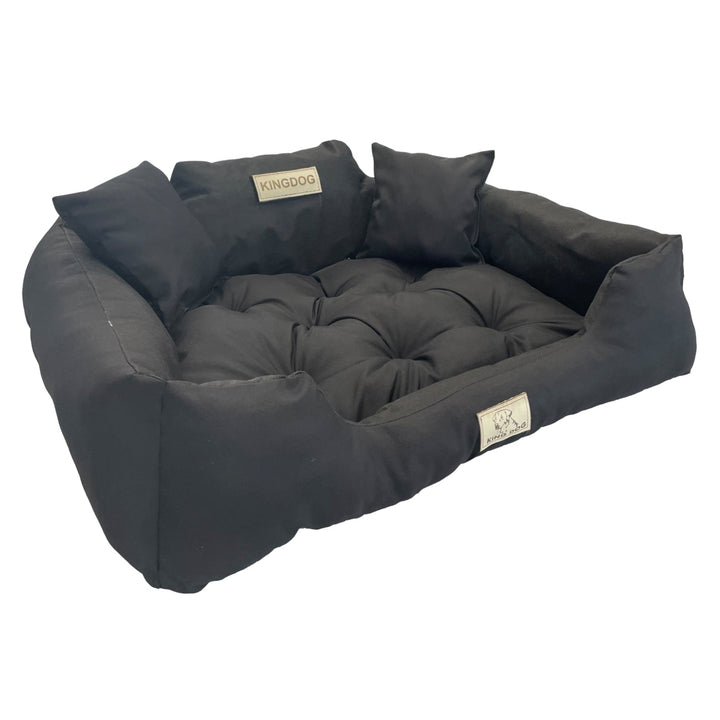 Seng til hund, kat 55 x 45 Sort Kingdog størrelse S