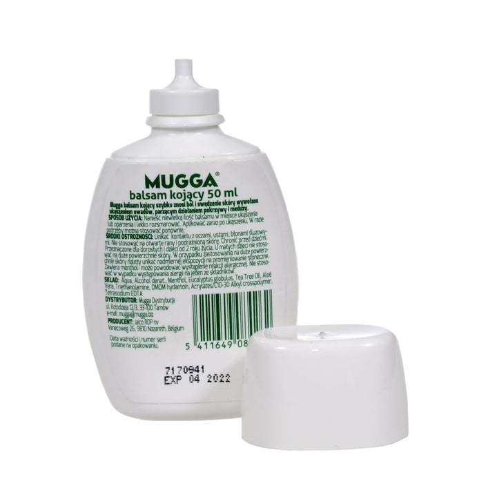 Mugga-sæt 2x Mugga Spray 50 % 75 ml + Mugga beroligende balsam 50 ml