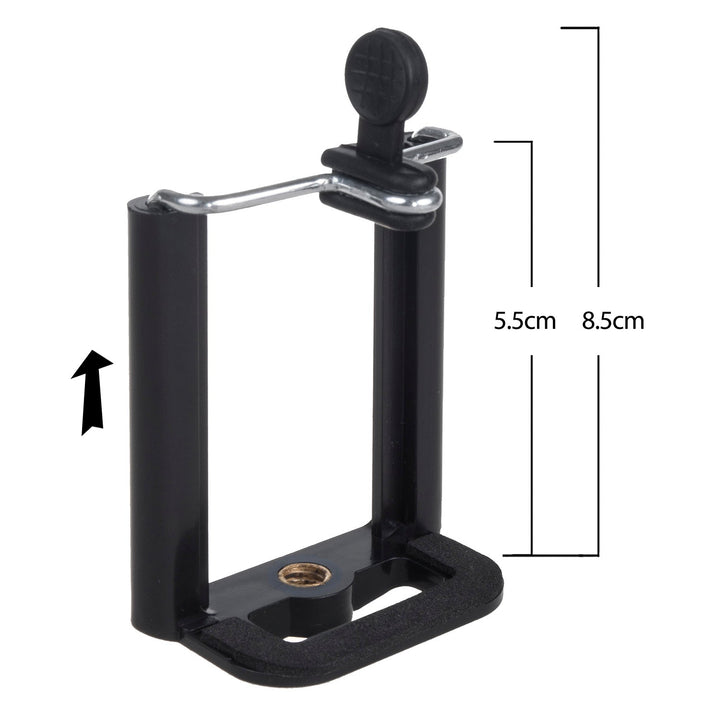 Universalstativ 1/4" Maclean, til kameraer, videokameraer, smartphones, ringlamper, maks. 1050 mm, maks. 2 kg, MC-164