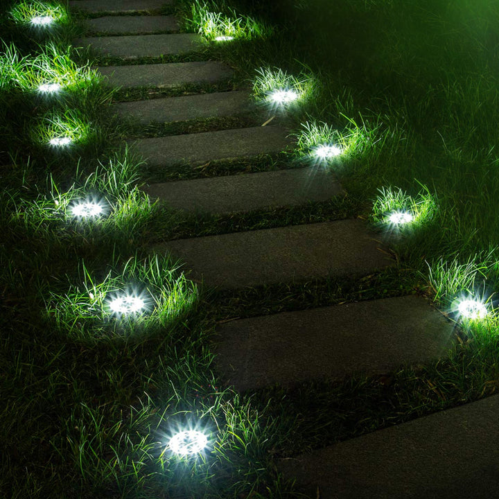Maclean IP44 solcellelampe til haven, 12 LED SMD, 4000K, Ni-MH 600 mAh, 0,7W, MCE318