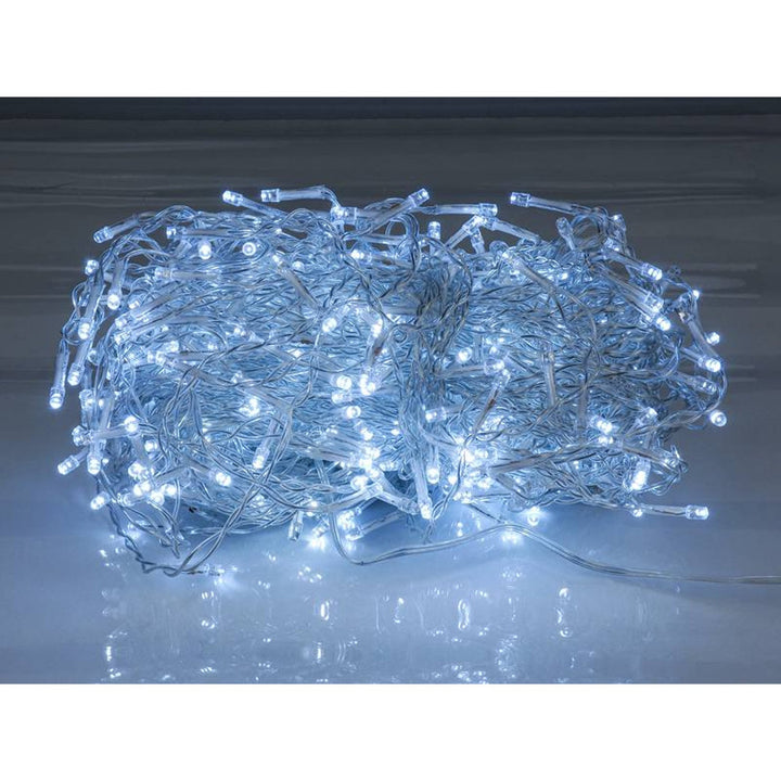 Lyskæde ML50Z 100 istapper 500 LED 15 m kold hvid IP44